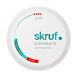Nicotine pouches SKRUF Fresh Mint X-Strong 11,9 mg