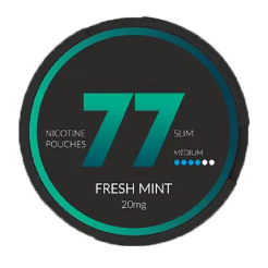 Nicotine pouches 77 Fresh Mint 10mg