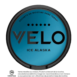 snus sans tabac nicotine pouches velo ice alaska 17 mg