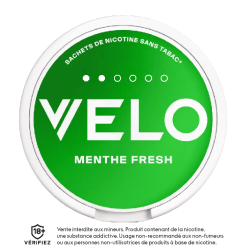 Nicotine pouches VELO Menthe Fresh Medium 6 mg