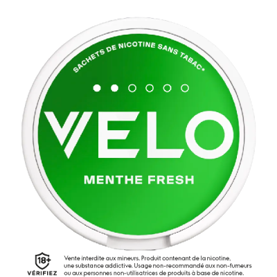 Nicotine pouches VELO Menthe Fresh Medium 6 mg