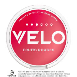 Nicotine pouches VELO Fruits Rouges Strong 10 mg