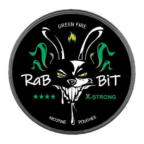 snus RaBBiT Green Fire X-STRONG 11,5 mg