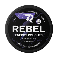 energy pouches rebel Blueberry Ice 100 mg