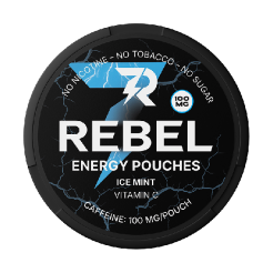 energy pouches rebel Ice Mint 100 mg